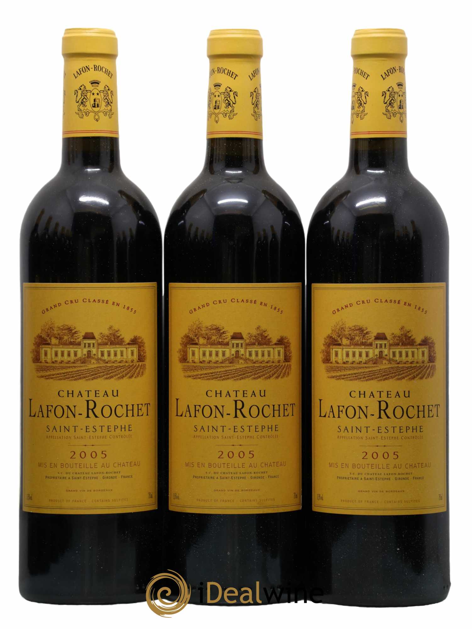 Château Lafon Rochet 4ème Grand Cru Classé  2005 - Lot de 12 Bouteilles