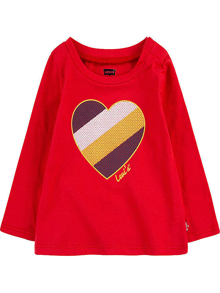 Levi's Kids Longsleeve in Rot günstig kaufen 86