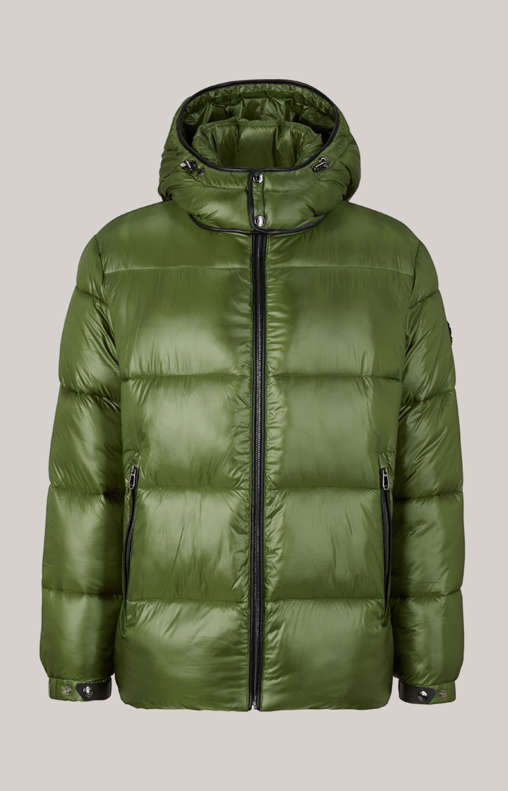 Steppjacke Ambro mit Kapuze in Hellgrün