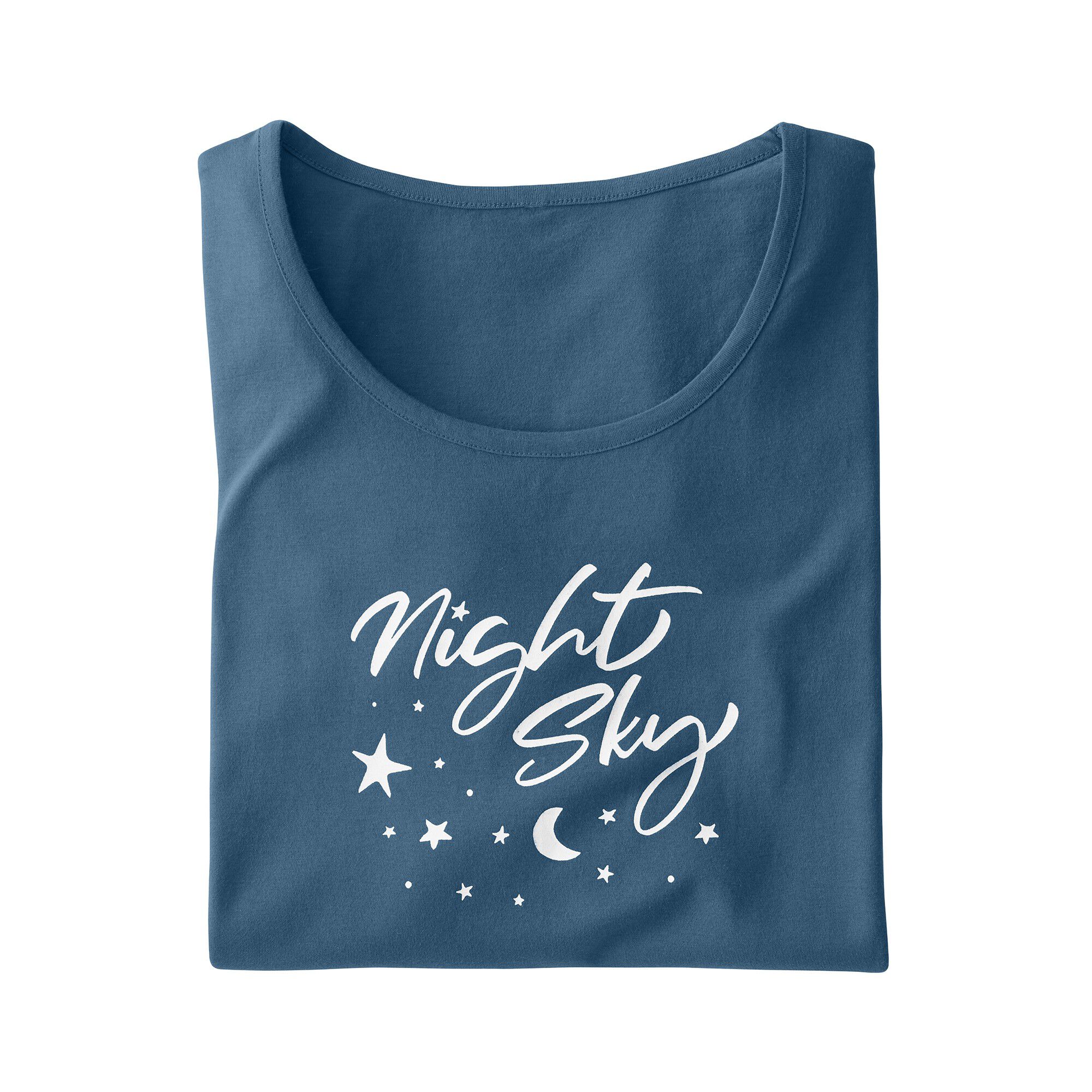 Chemise de nuit courte manches courtes – imprimé night sky