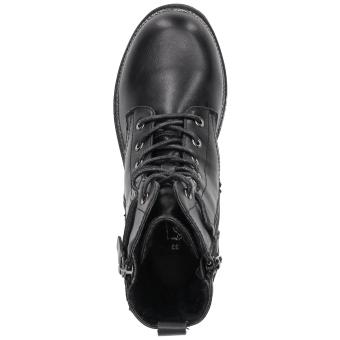 Barbarella Schnür Boots in schwarz