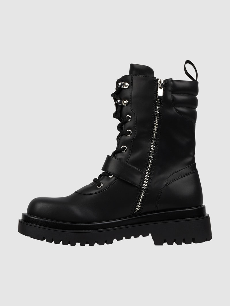 Boots in Leder-Optik Modell 'Fondo Drew' in schwarz