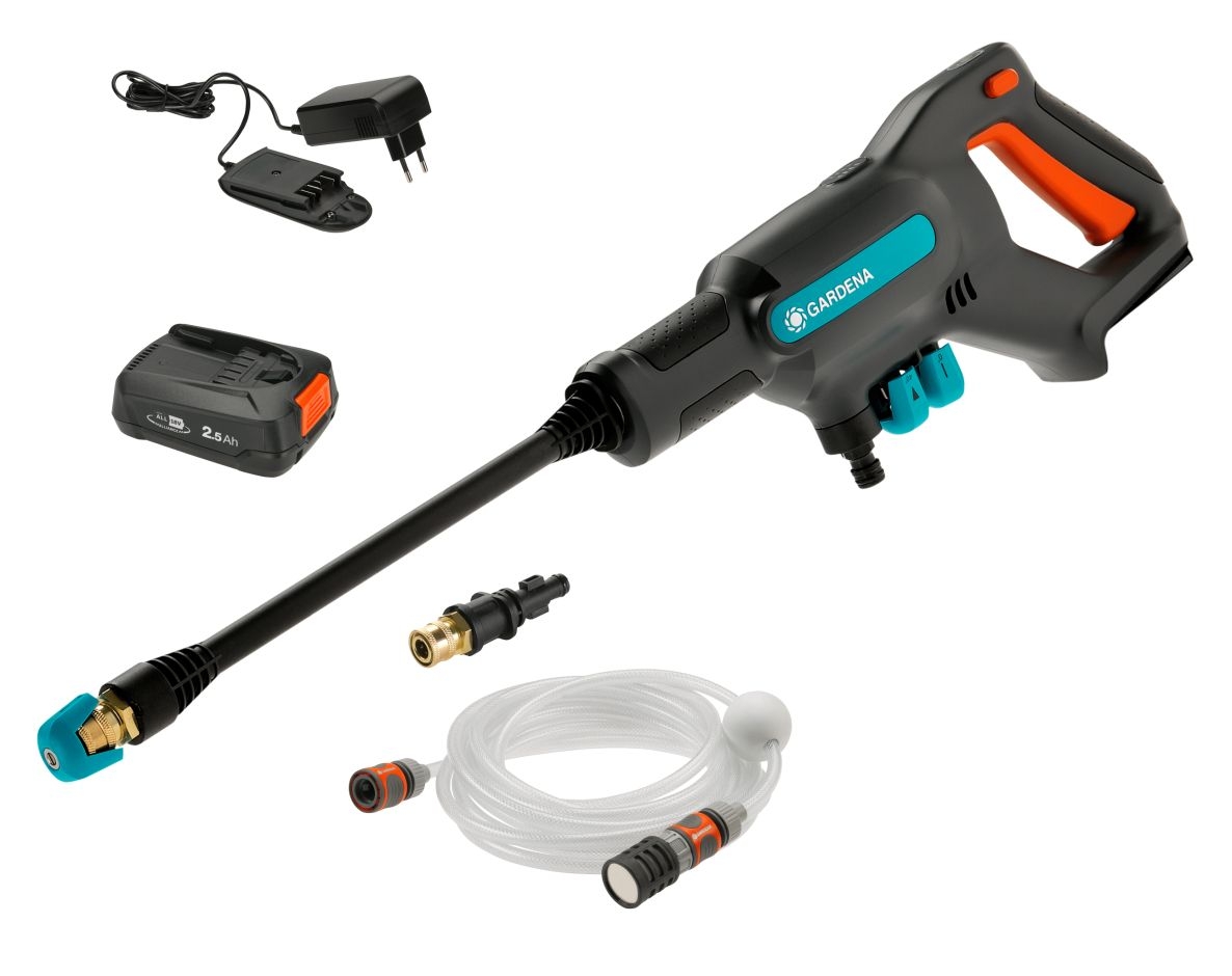 Nettoyeur haute pression sans fil Gardena 14800-20 AquaClean 24/18 V P4A, kit prêt à l'emploi