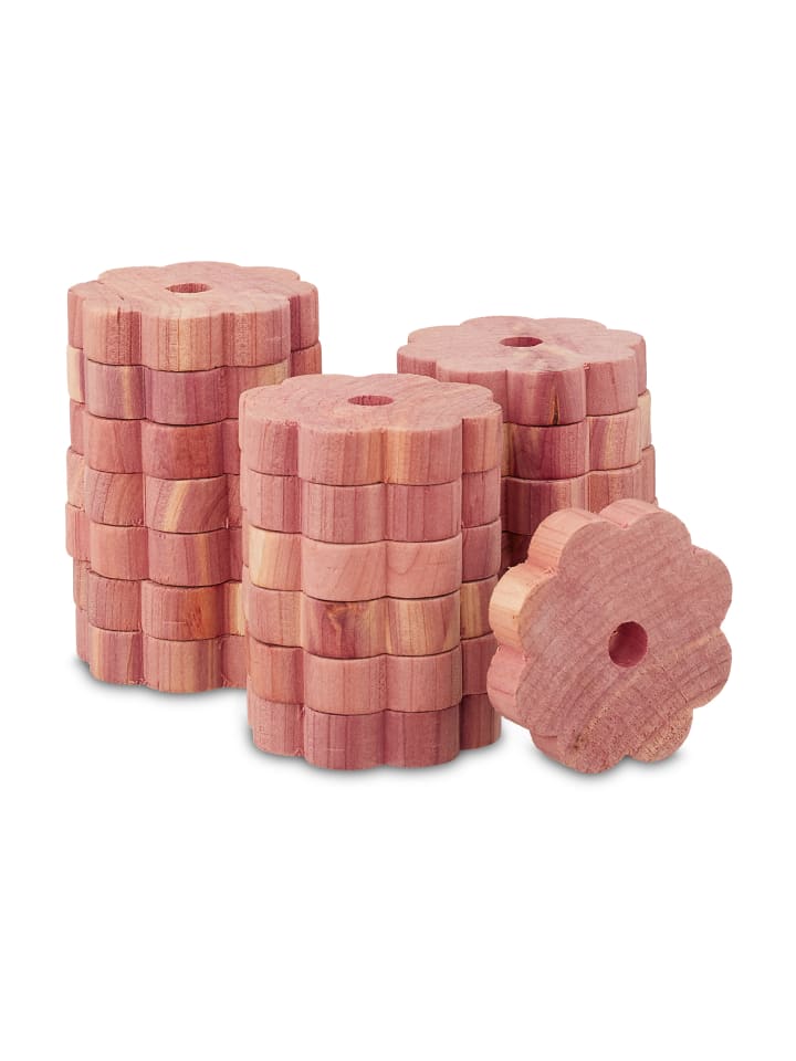 relaxdays 20er Set Zedernholz Mottenschutz - in Natur günstig kaufen onesize