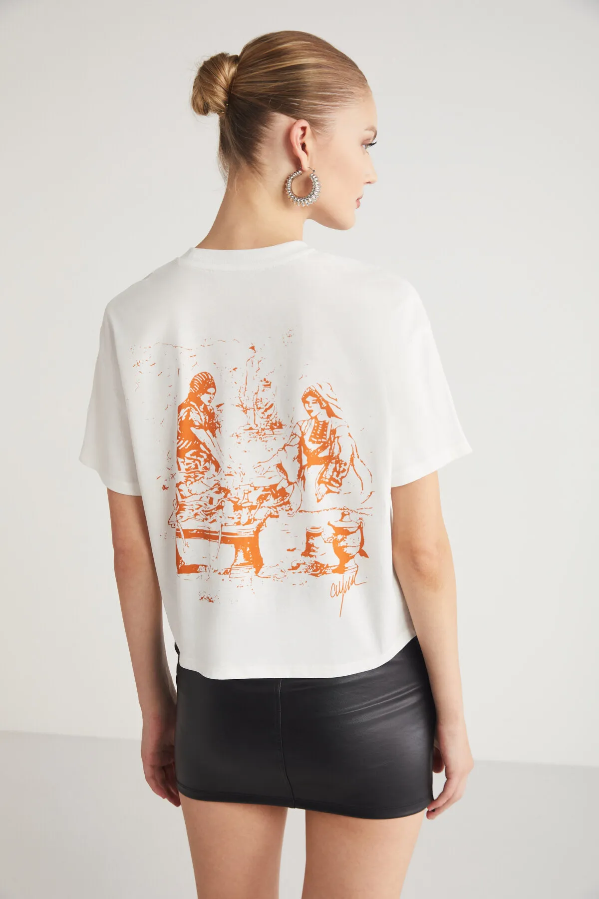 GRIMELANGE  T-Shirt - Ecru - Regular Fit