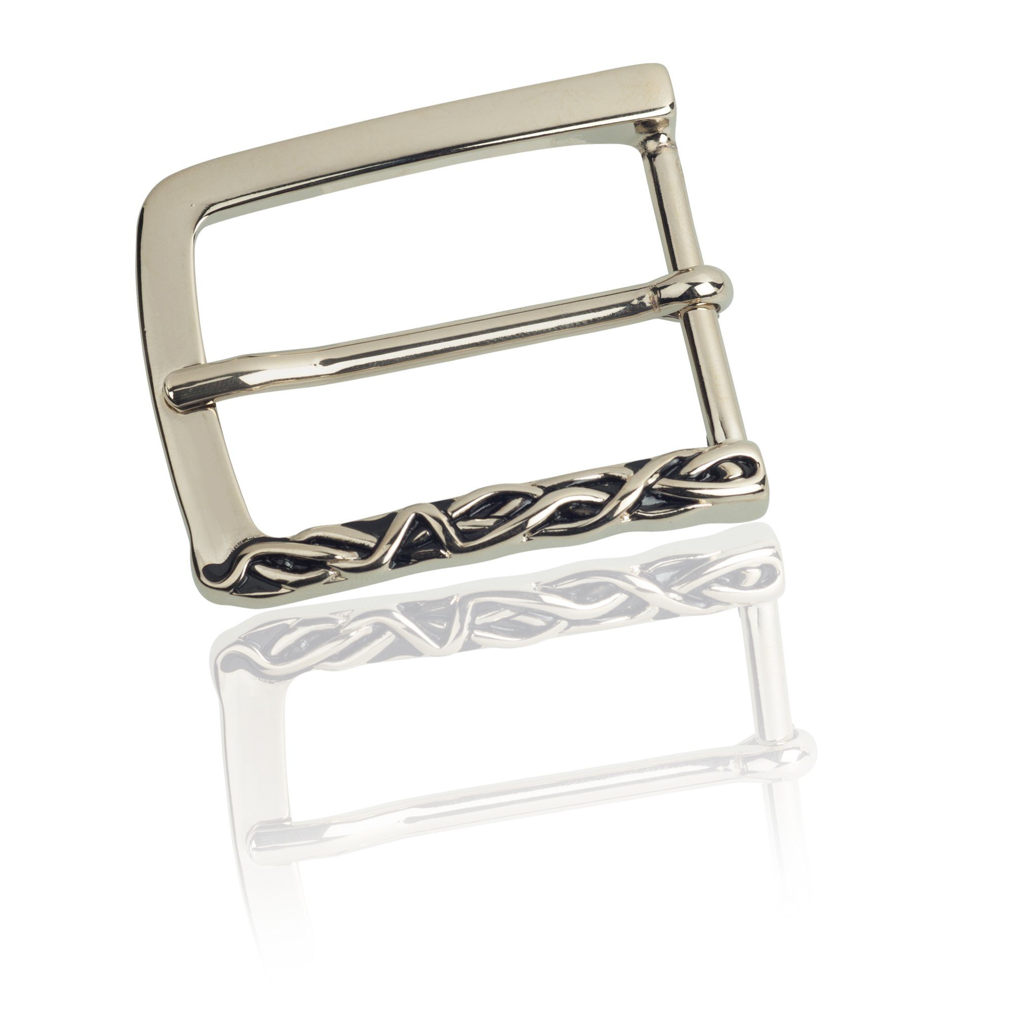 FREDERIC HERMANO Gürtelschnalle 35mm Metall Gold - Buckle Tresse - 332907720020