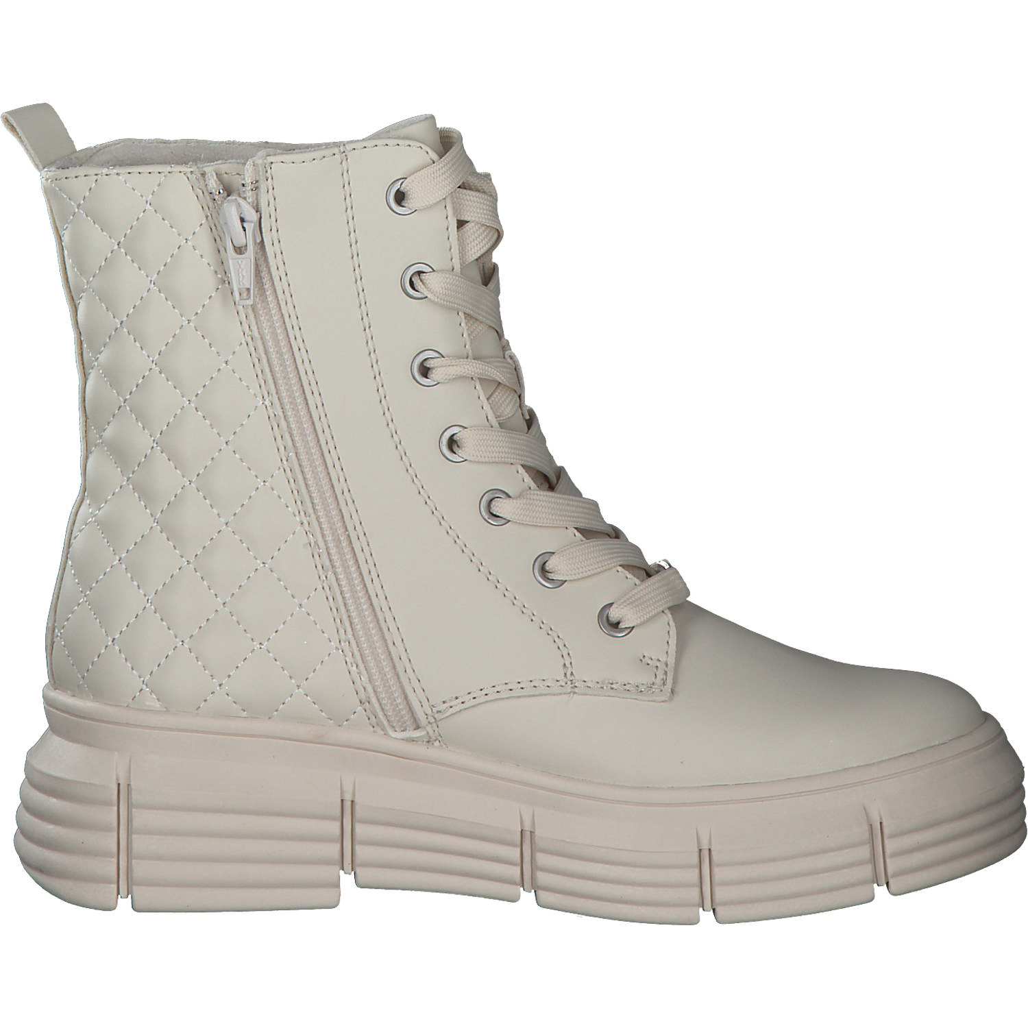 s. Oliver 25202, Schnürstiefeletten, Damen, CREAM