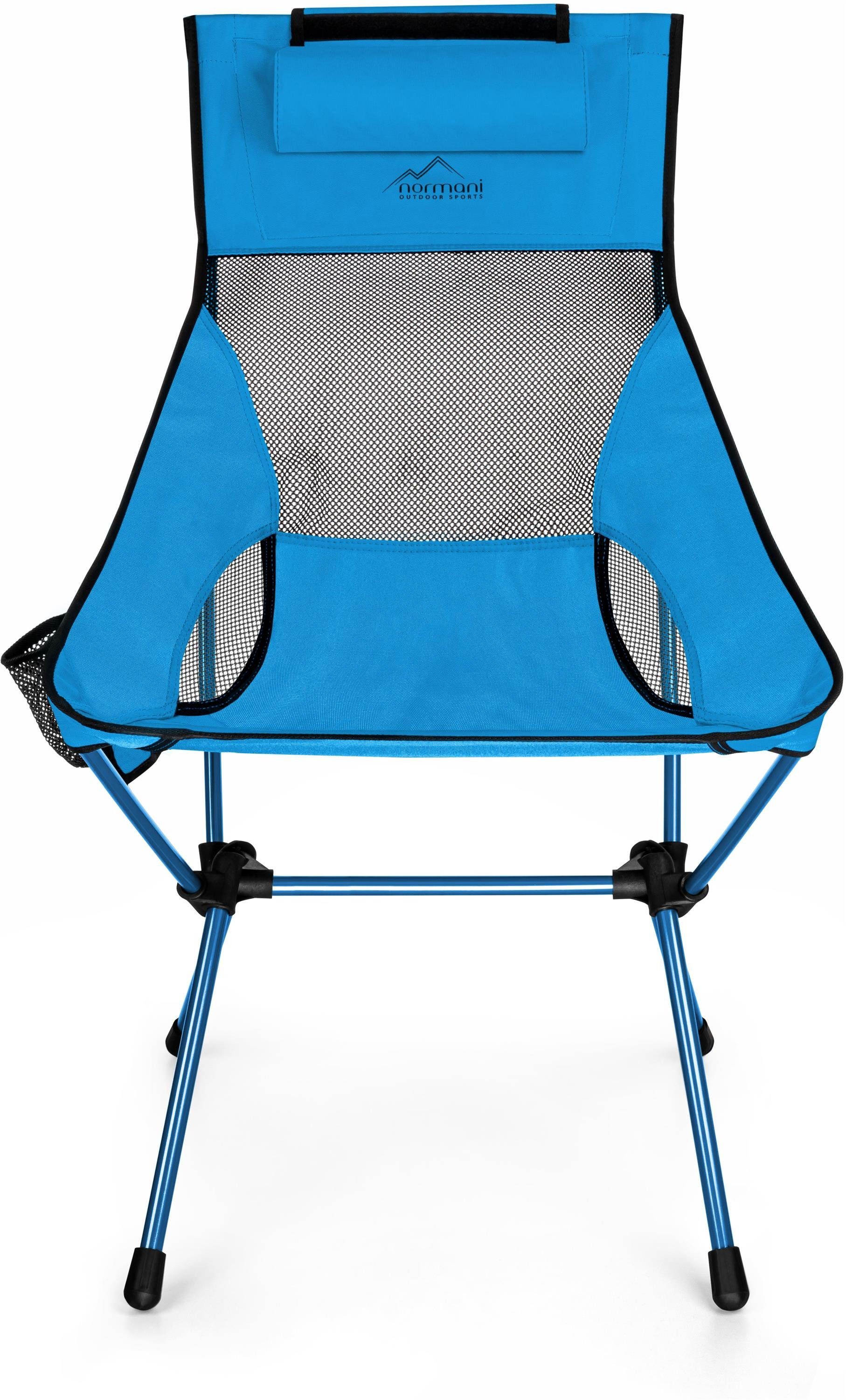 normani Campingstuhl Campingstuhl „Nemaska“, Ultraleichter XXL Outdoorstuhl Klappstuhl Faltstuhl Capingsessel - Maximale Belastbarkeit: 150 kg