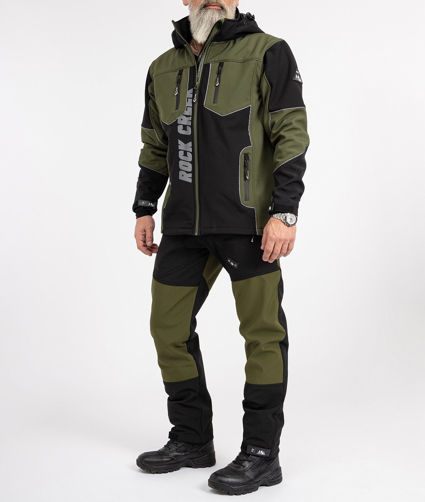 Rock Creek Softshellhose Herren Softshellhose Wanderhose H-245