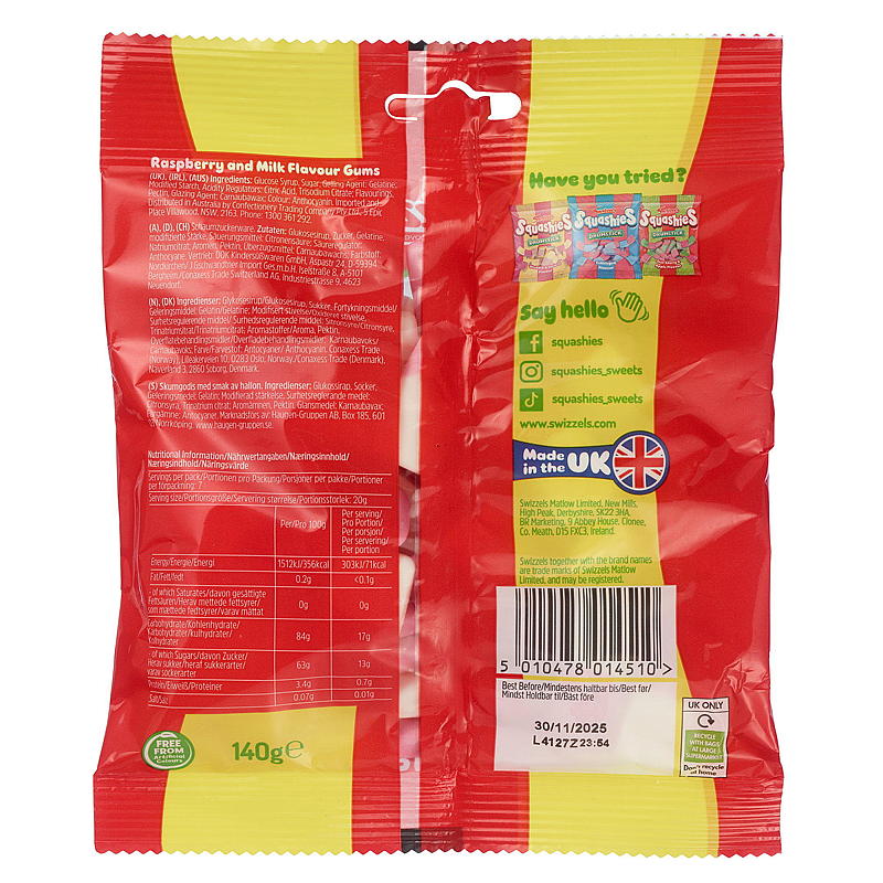 Swizzels Squashies 140 g Original