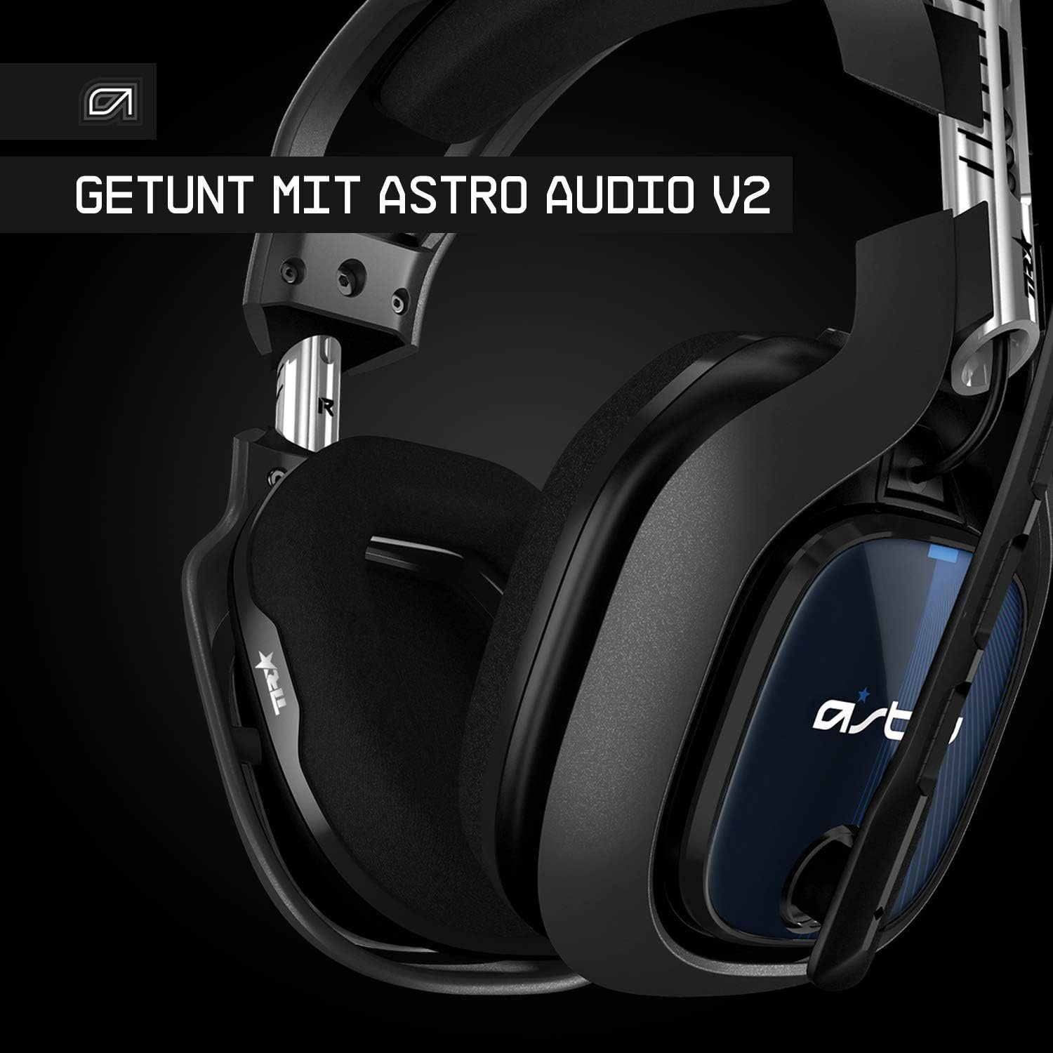 ASTRO A40 TR Dolby ATMOS für PS5, PS4, Switch, PC, Mac Gaming-Headset (Rauschunterdrückung, Lautstärkeregelung Mikrofon, Biegsames Mikrofon, Abnehmbares Mikrofon, kabelgebunden, 3m Kabel)