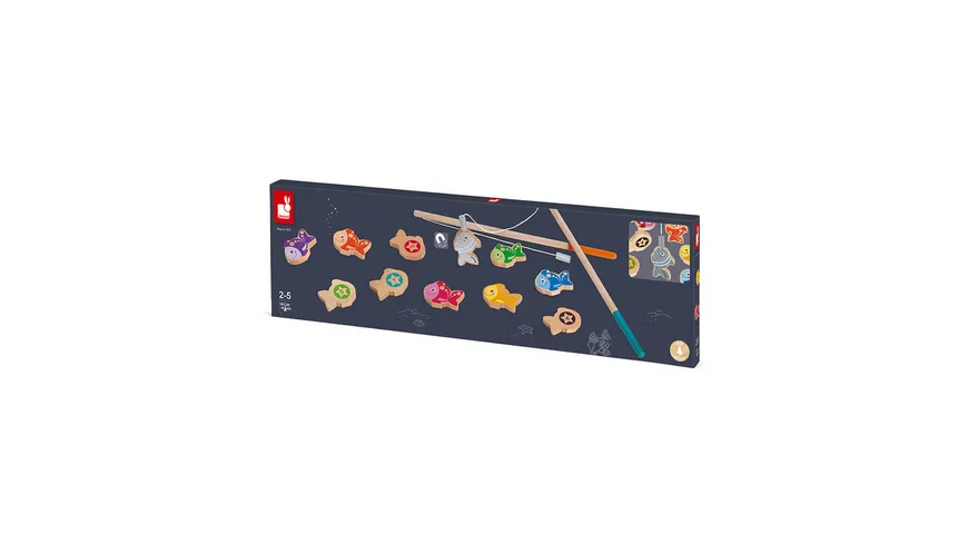 Janod - MAGNET-ANGELSPIEL LET'S GO FISHING (HOLZ)