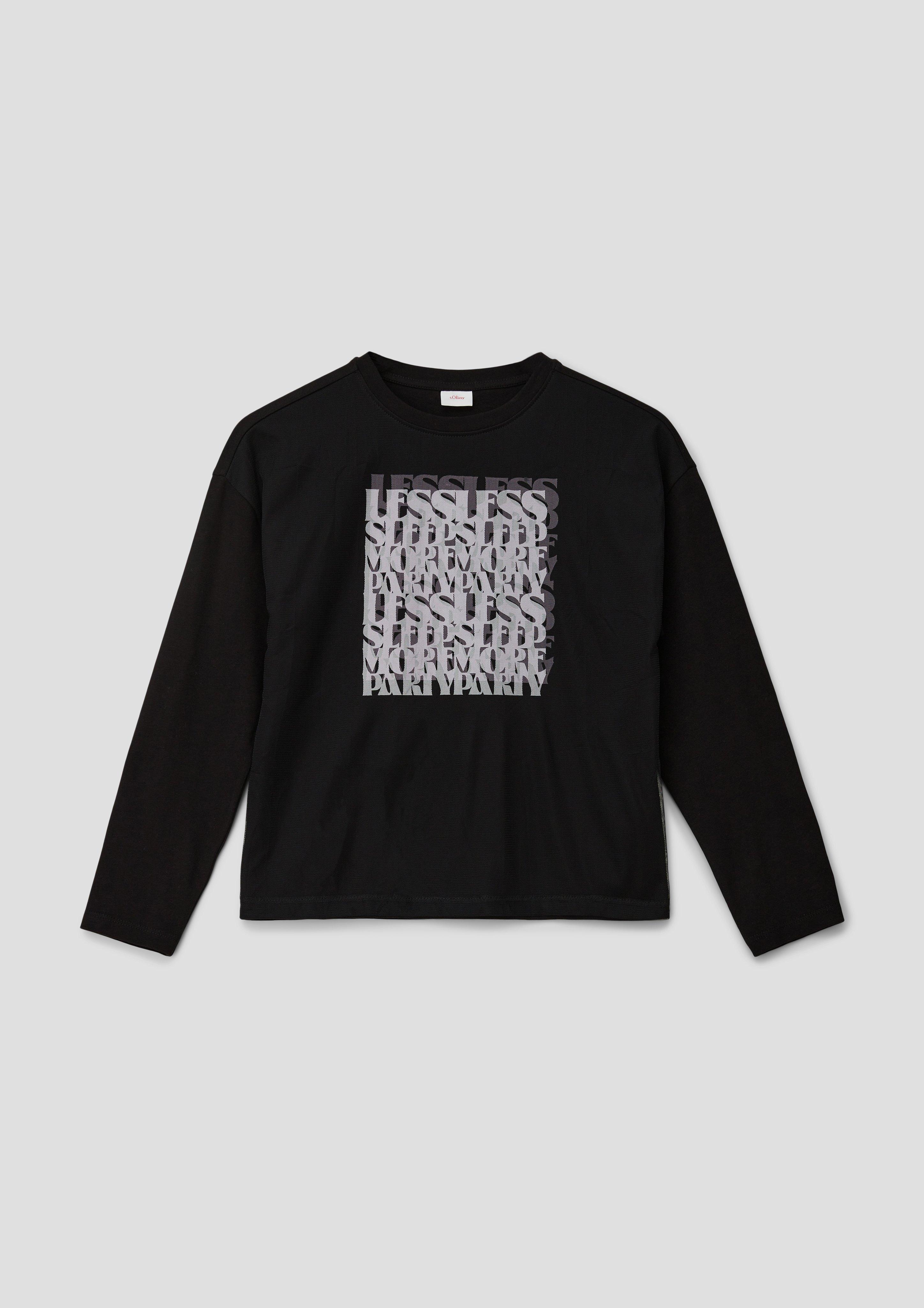 Longsleeve mit Front-Layering  2137286-9999