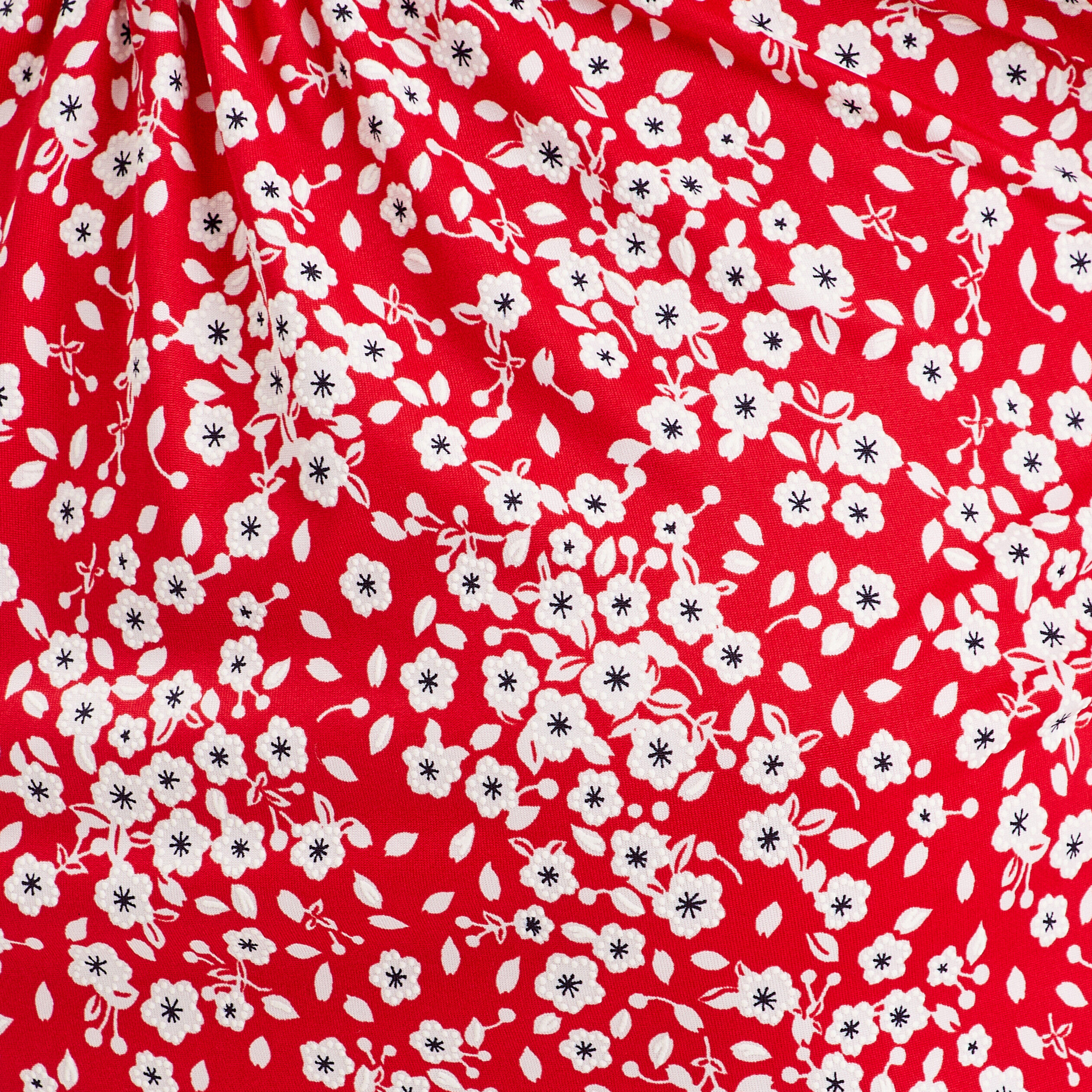 Blouse col montant rouge femme | Cache Cache