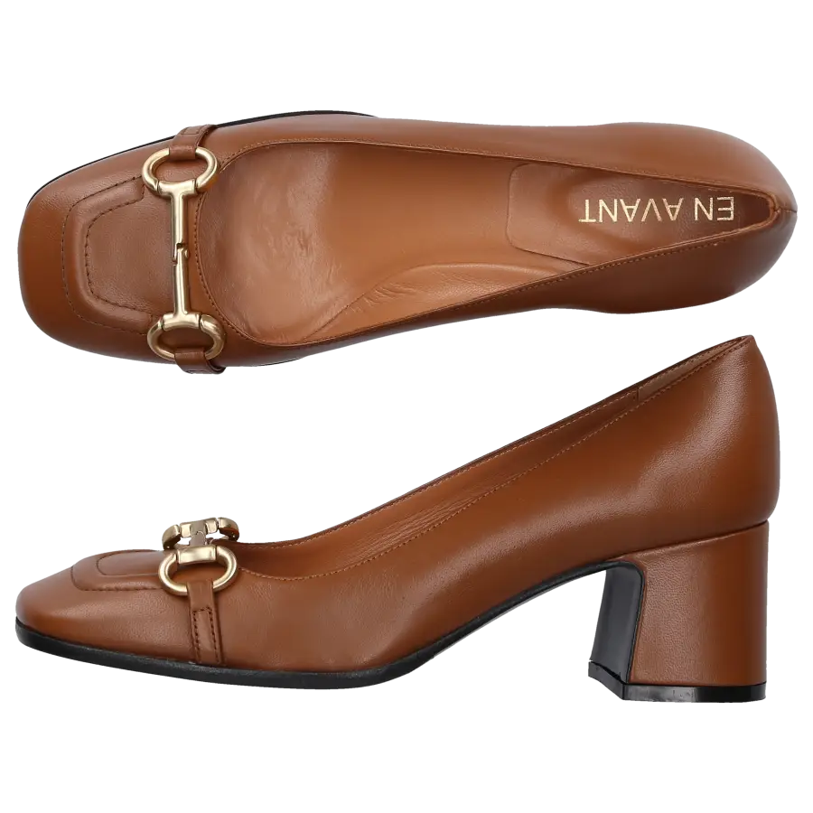 EN AVANT - Pumps Q303 Nappaleder - braun