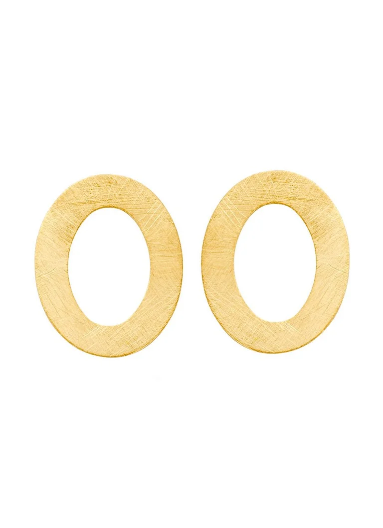 Casa Jewelry Lola gold-plated stud earrings