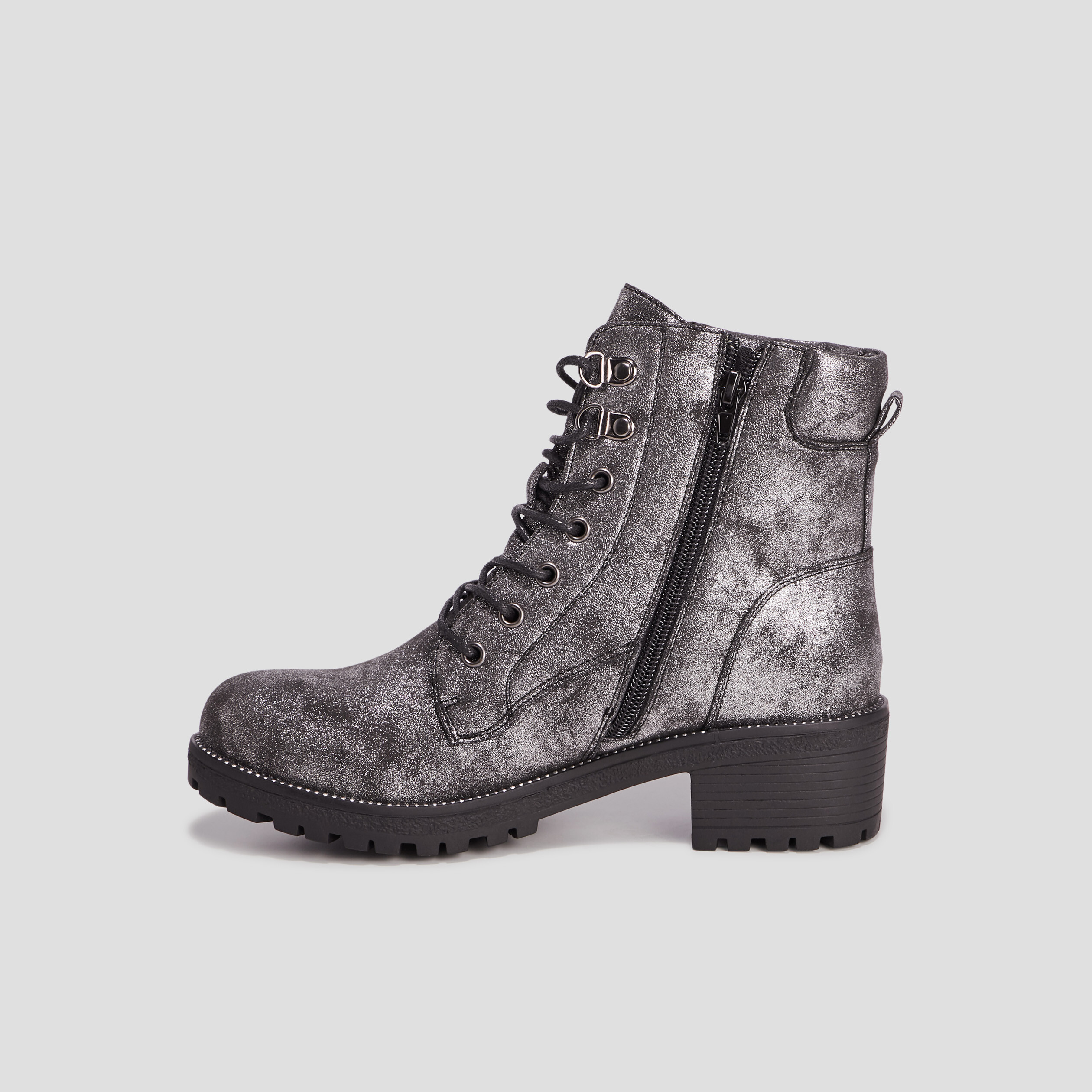 Bottines irisées gris femme | La Halle