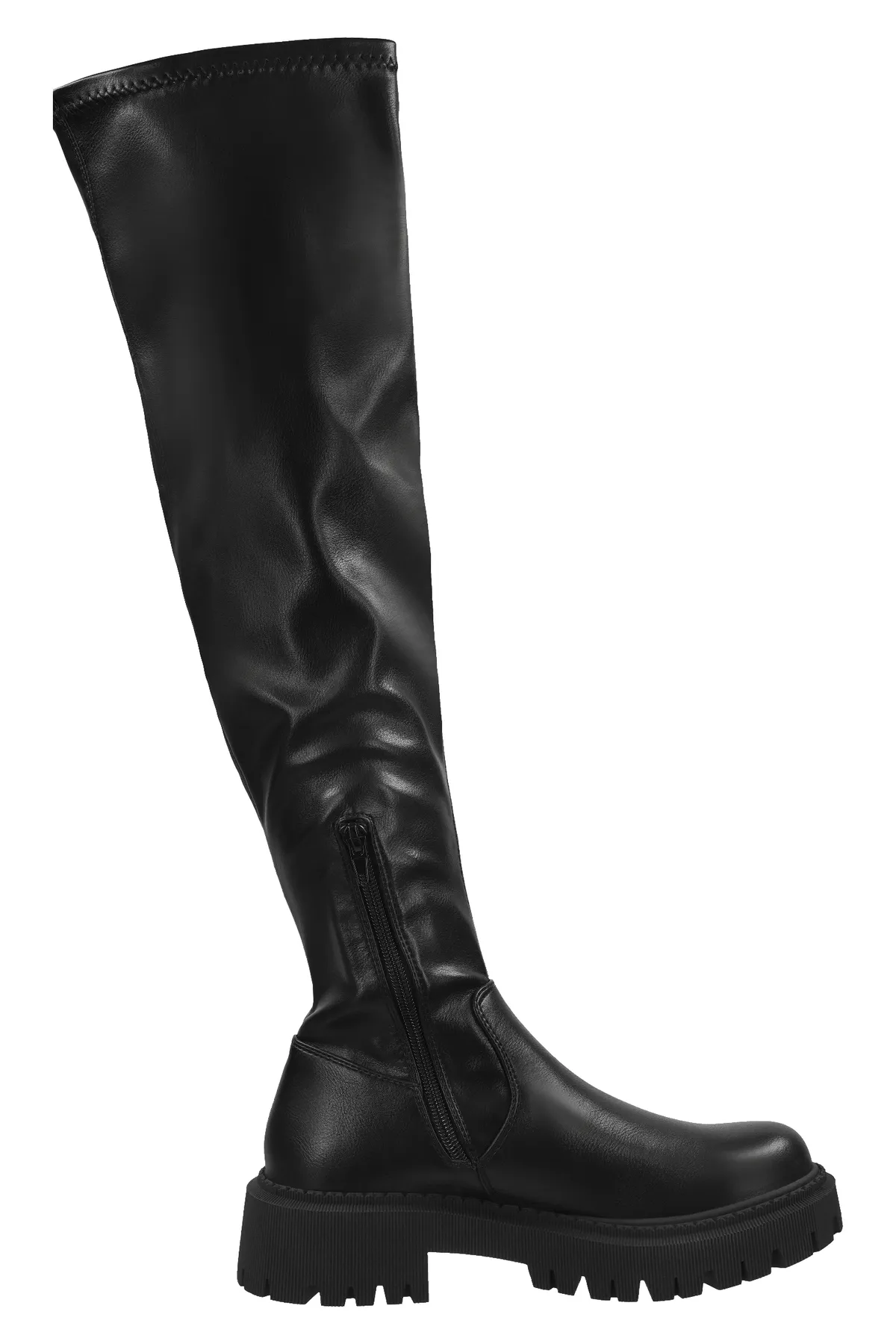 BULLBOXER  Stiefel - Schwarz - Blockabsatz
