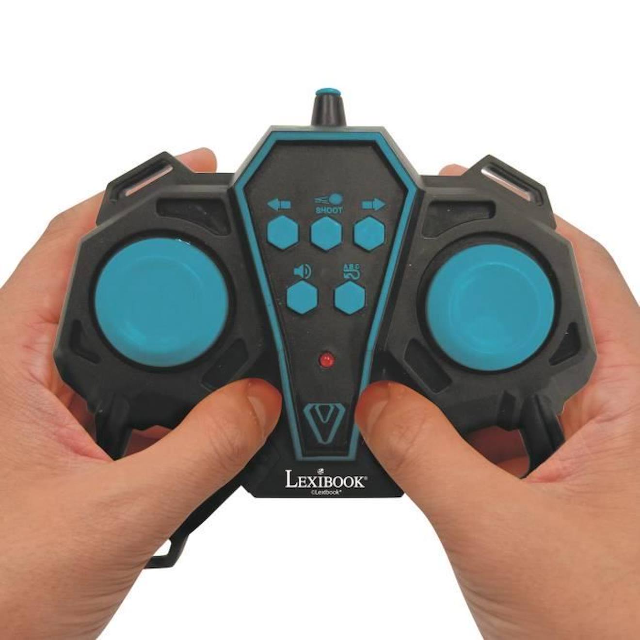 CROSSLANDER® Racing, voiture télécommandé à grande vitesse avec des effets lumineux et sonores bleu