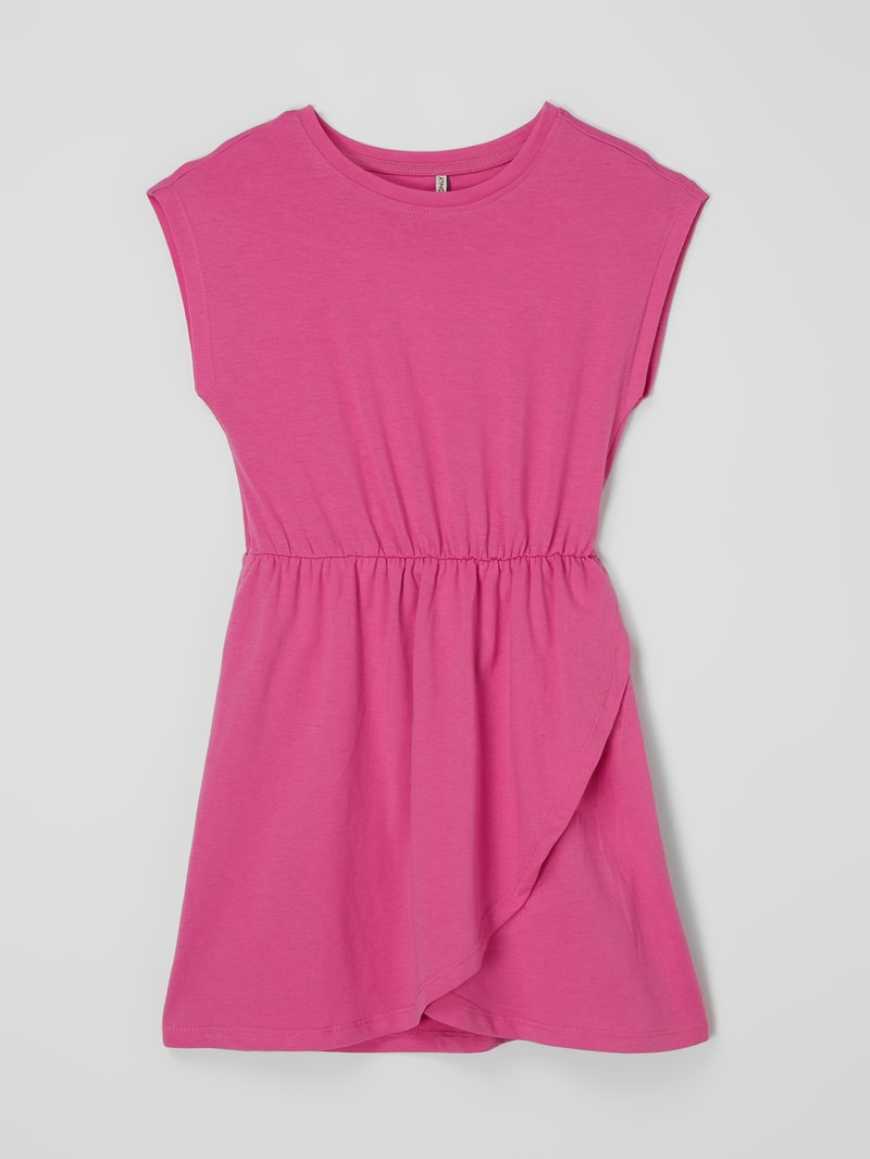 Jerseykleid in Wickel-Optik Modell 'May' in pink