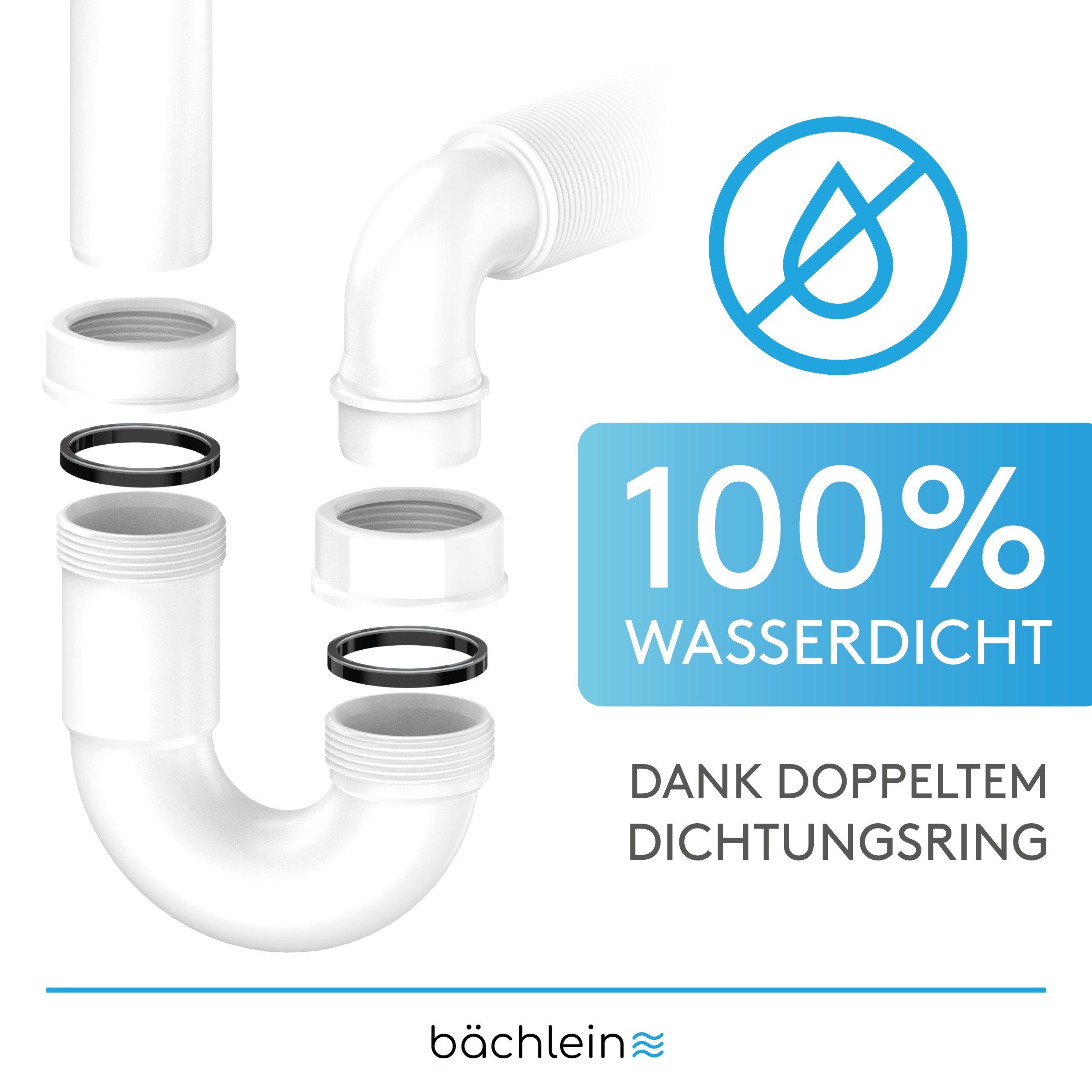 Bächlein Siphon Küchensiphon, Made in Germany