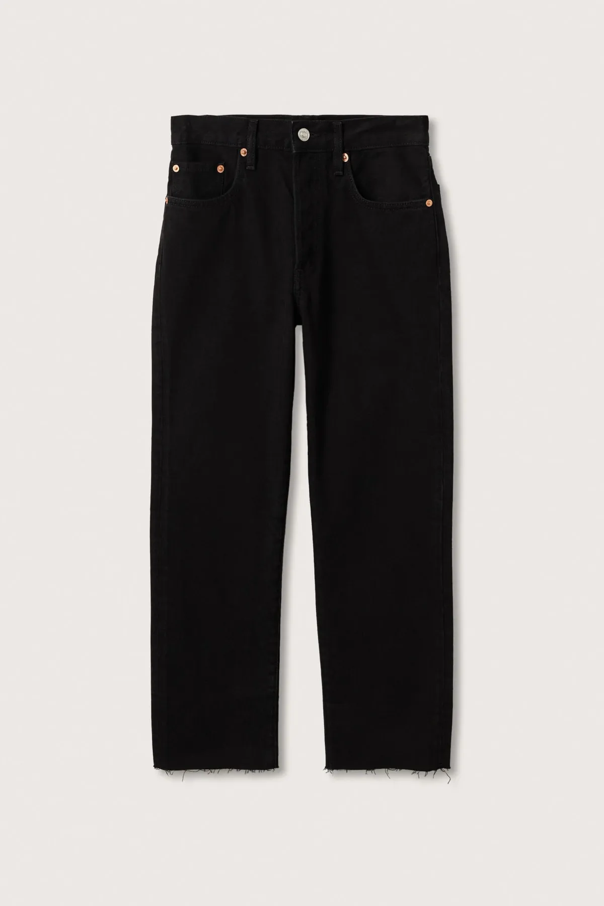 MANGO  27009805 Damen / Mädchen Schwarzer Denim