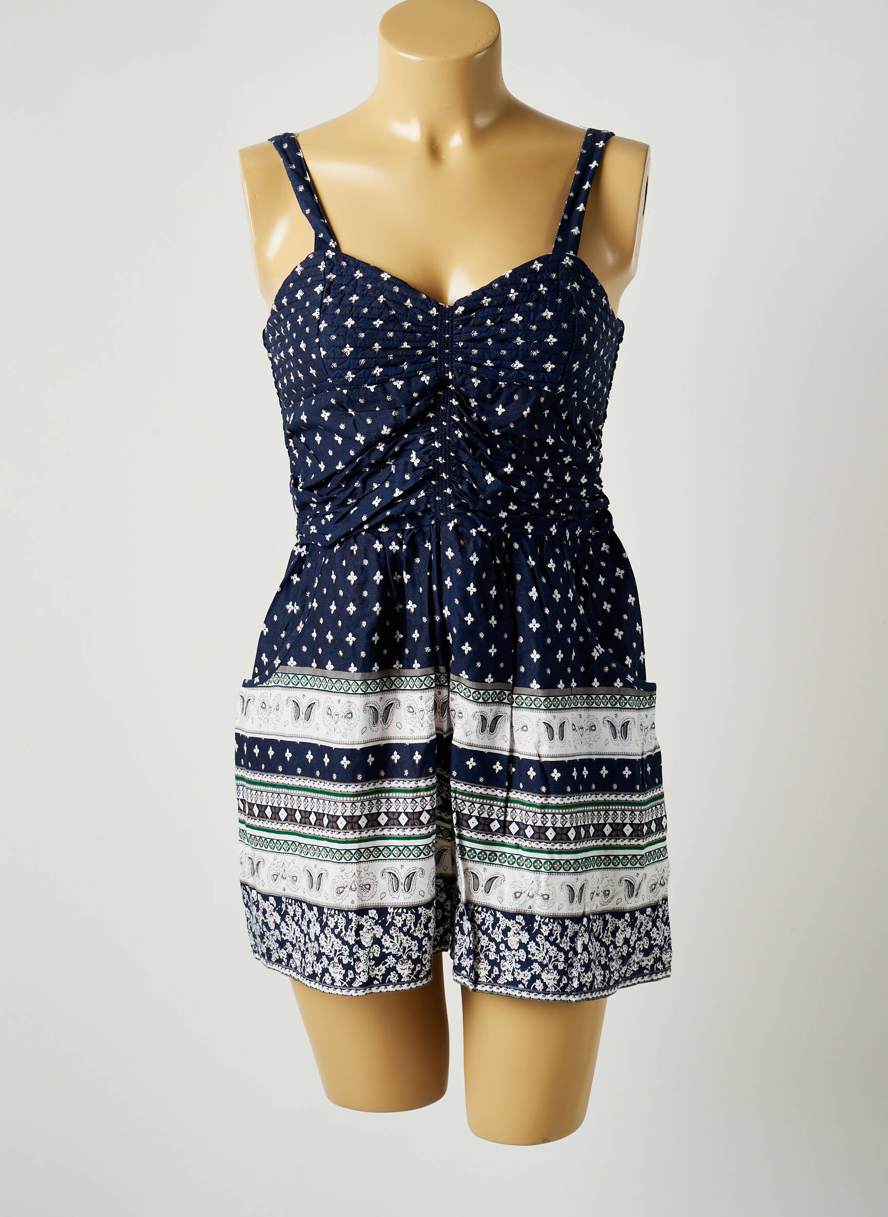 Ltb Combi Shorts Femme couleur bleu