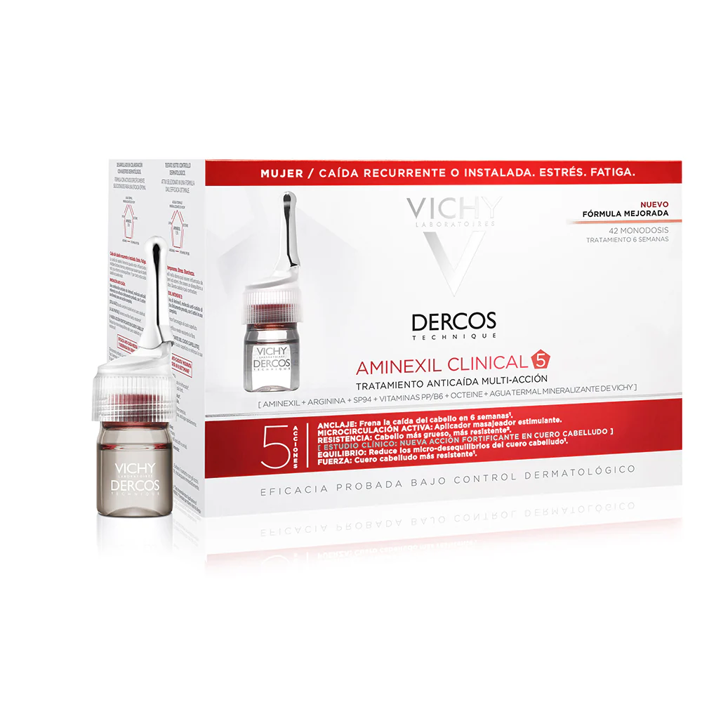 Dercos Aminexil Hair Loss Treatment for Women, 42 Vials - Hair Loss Treatment