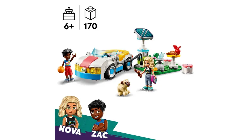 LEGO Friends 42609 E-Auto mit Ladestation