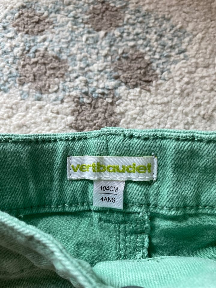 vertbaudet Shorts in Hellgrün günstig kaufen 98/104
