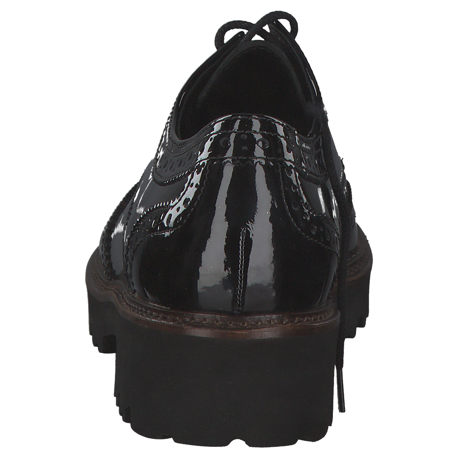 Gabor 05.244, Schnürschuhe, Damen, schwarz (cognac)