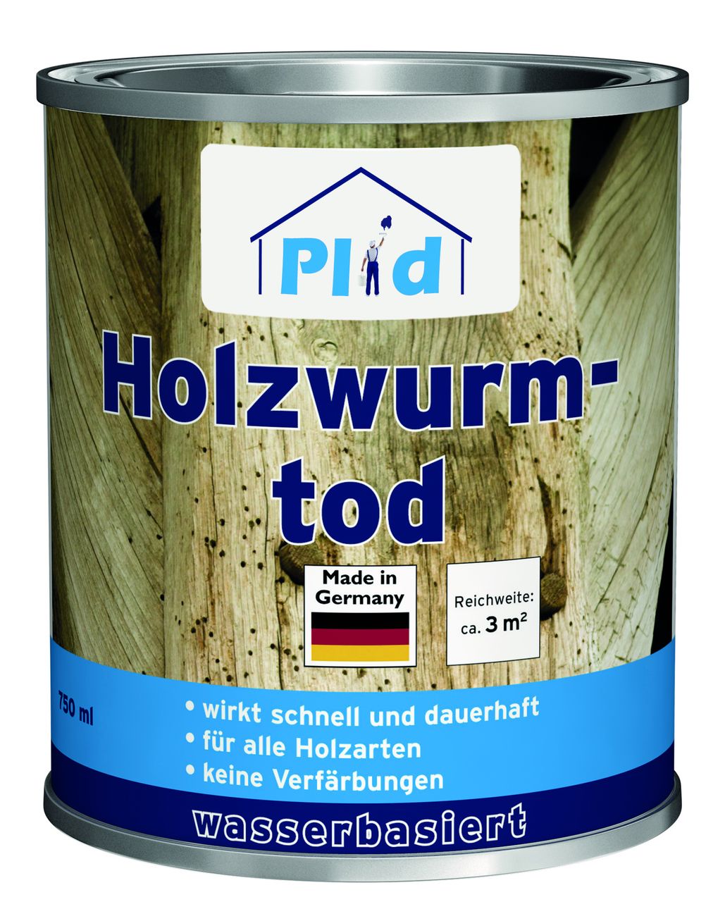 Plid Premium Holzwurmtod Holzwurm-Ex Holzschutz Holzwurm Farblos Farblos