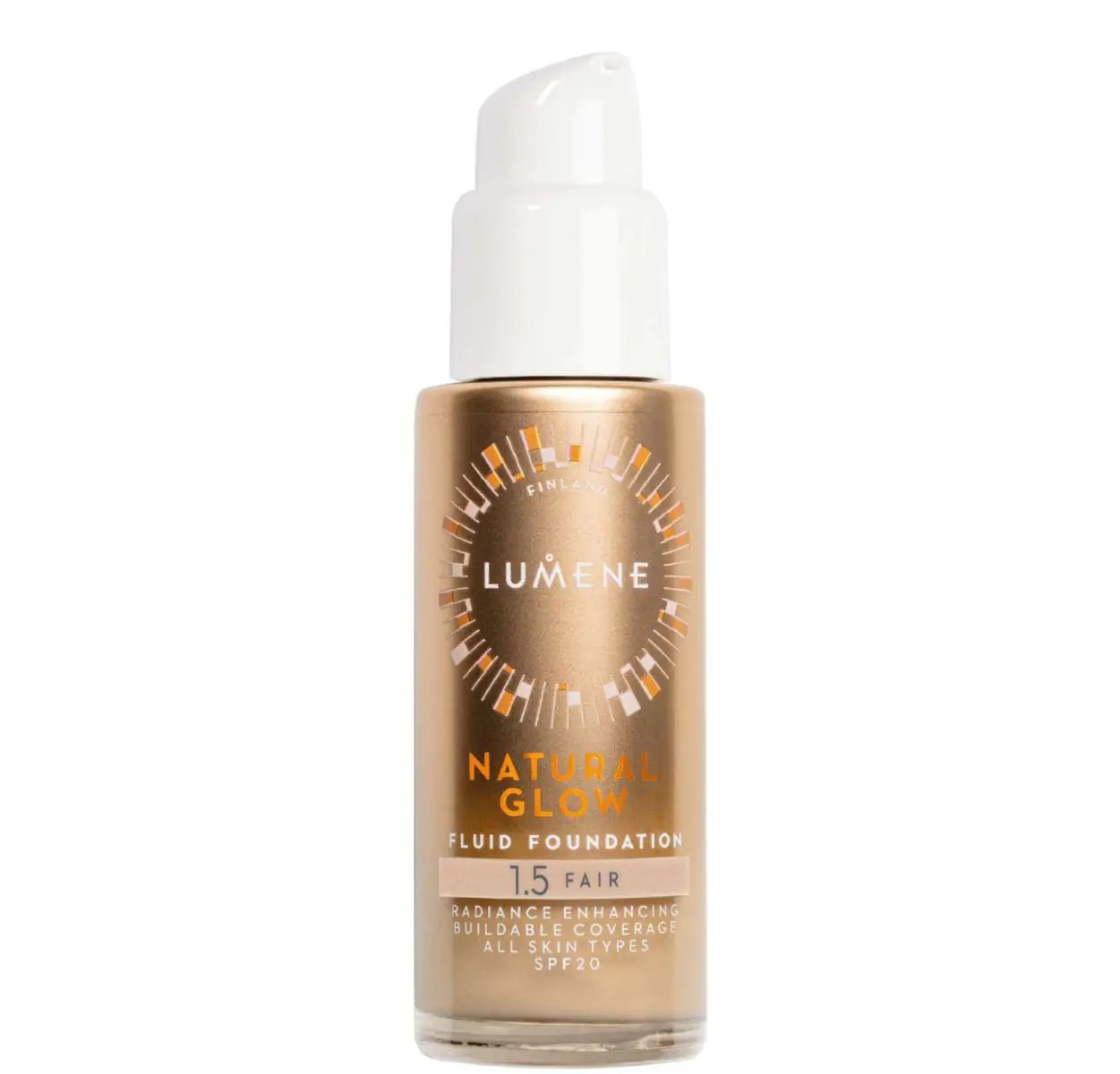 „Lumene Natural Glow 1.5 Fair“ skaistinamasis ir lyginamasis makiažo pagrindas
