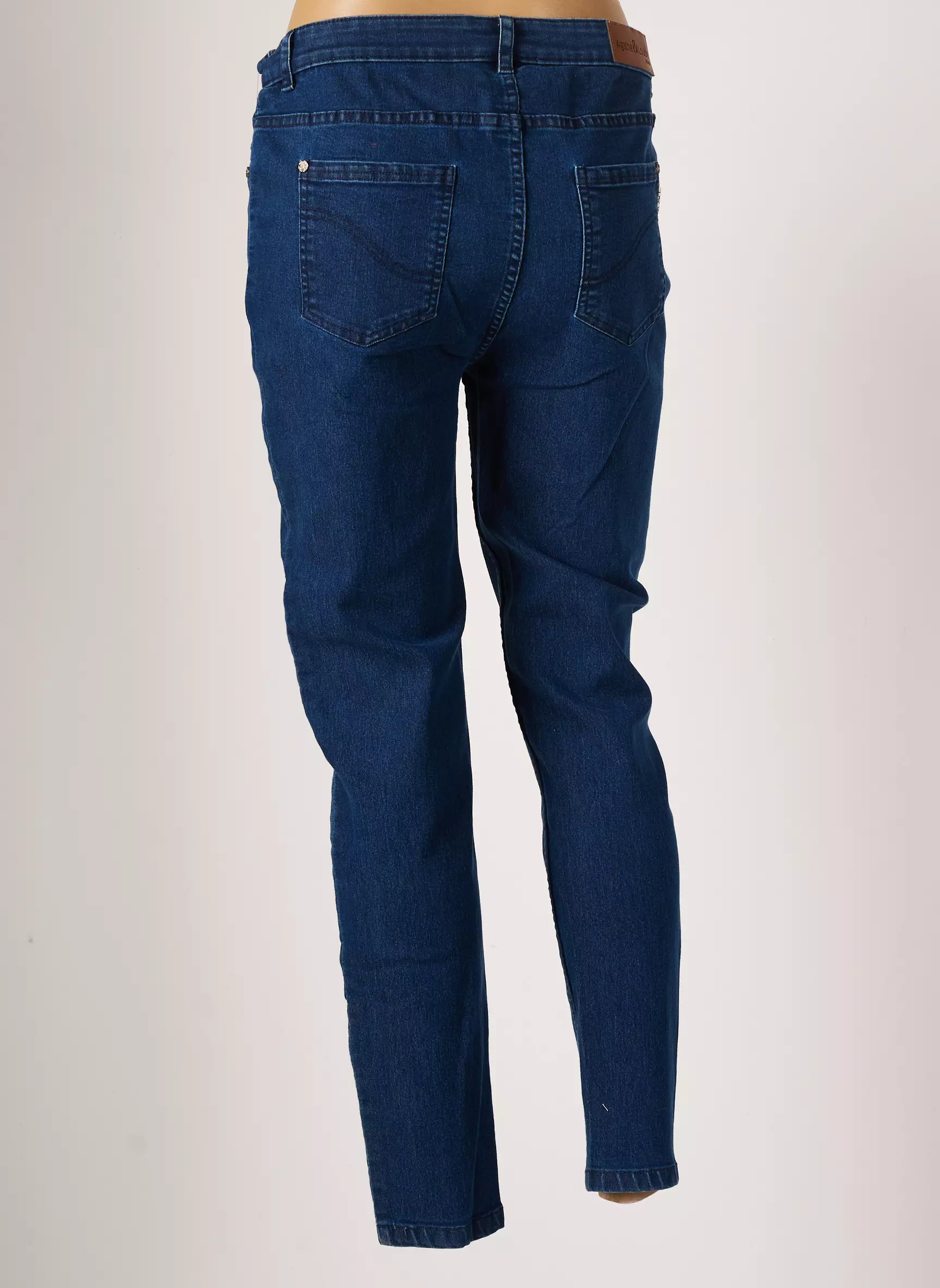 Agathe   Louise Jeans Coupe Slim Femme couleur bleu