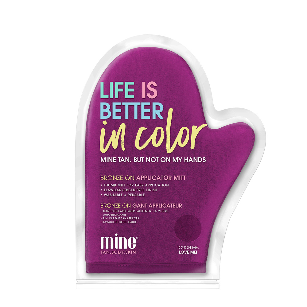 minetan Bronze On Applicator Mitt - Better in Color Autobronzant
