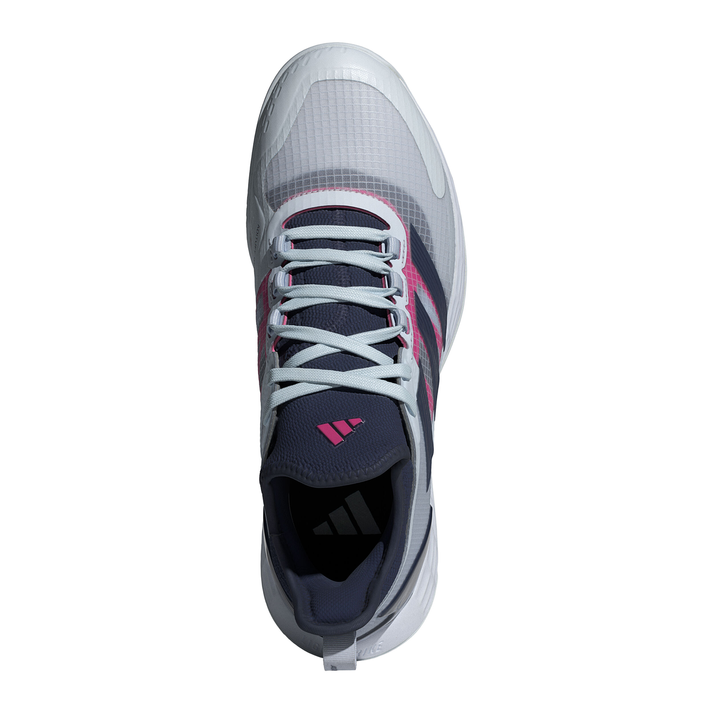 Adizero Ubersonic 4.1 Sandplatzschuh Herren - Hellgrau, Dunkelblau