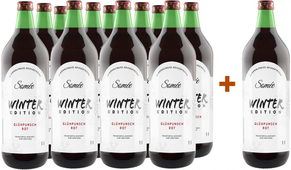 11+1 Paket Glühpunsch rot alkoholfrei - Somée