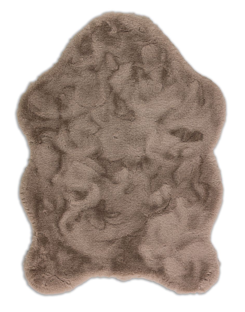 Schöner Wohnen Kunstfell Tender in Schaffelloptik Cappuccino 60 x 90 cm