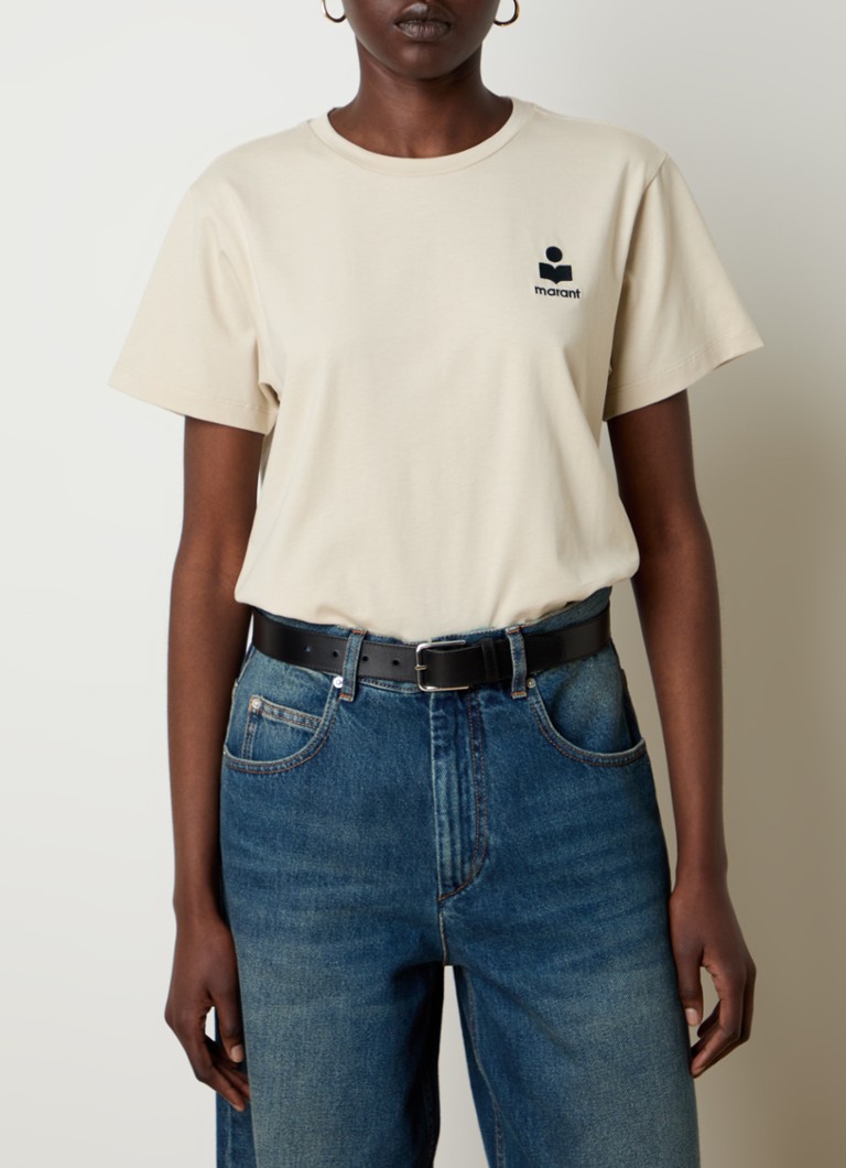 T-shirt Isabel Marant Aby in cotone biologico con logo