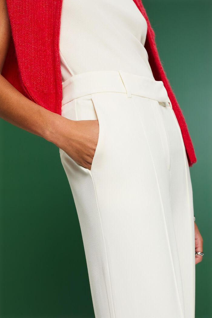 Mid-Rise-Hose mit weitem Bein