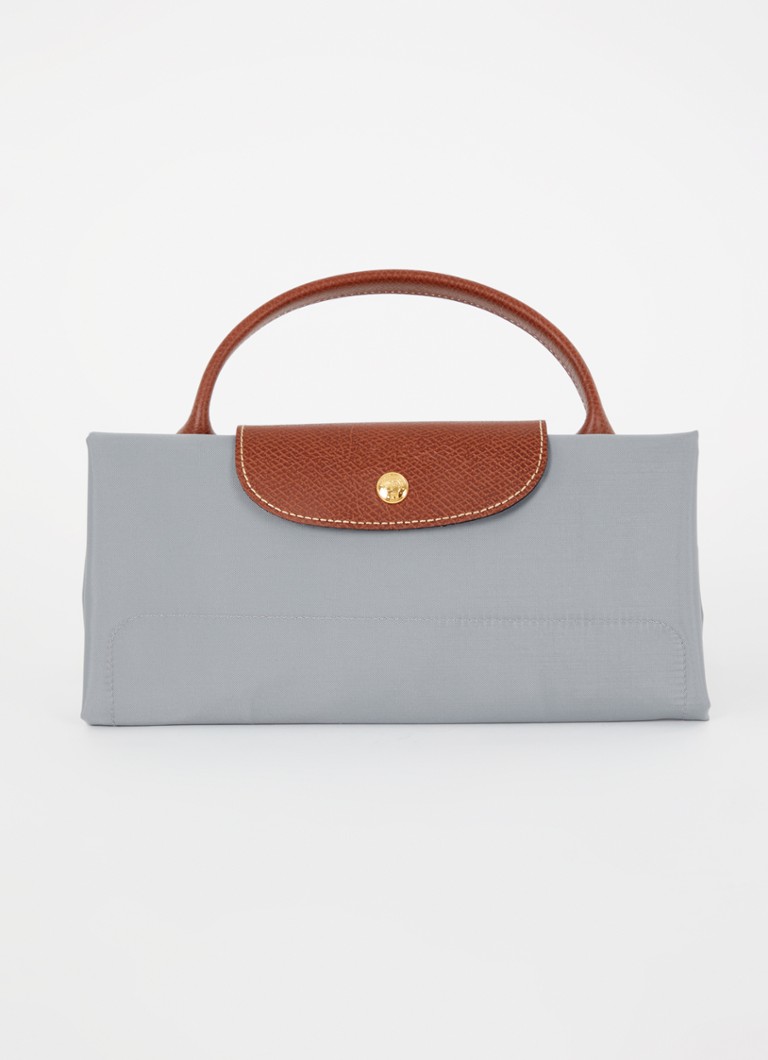 Sac de voyage Longchamp Le Pliage Original taille M avec détails en cuir
