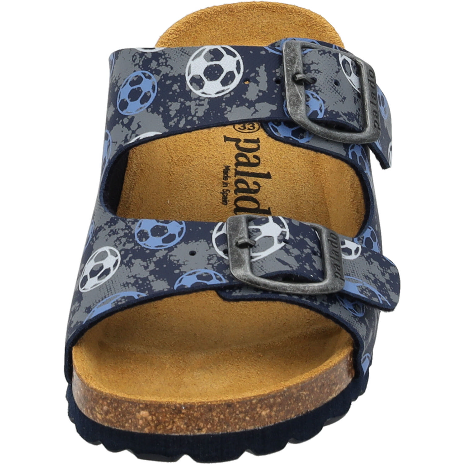 Palado Kids Korfu B Print, Pantoletten, Kinder, Blau Goalstar