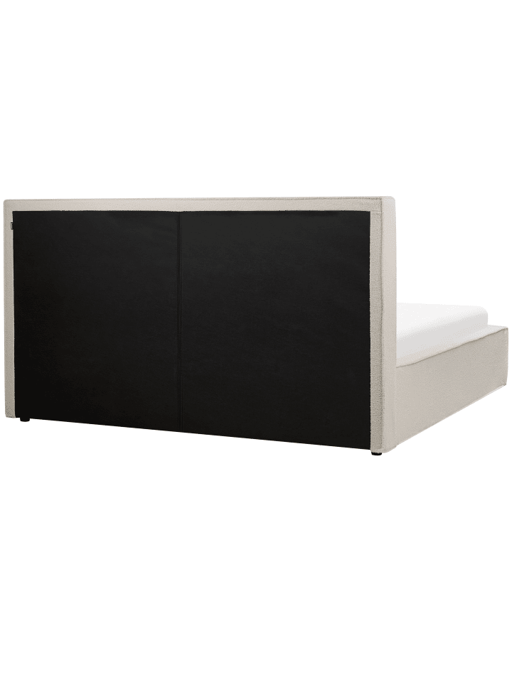 Beliani Doppelbett MOISSAC in Weiß/Schwarz - (W) 197 x (H) 108 x (L) 224 cm günstig kaufen onesize