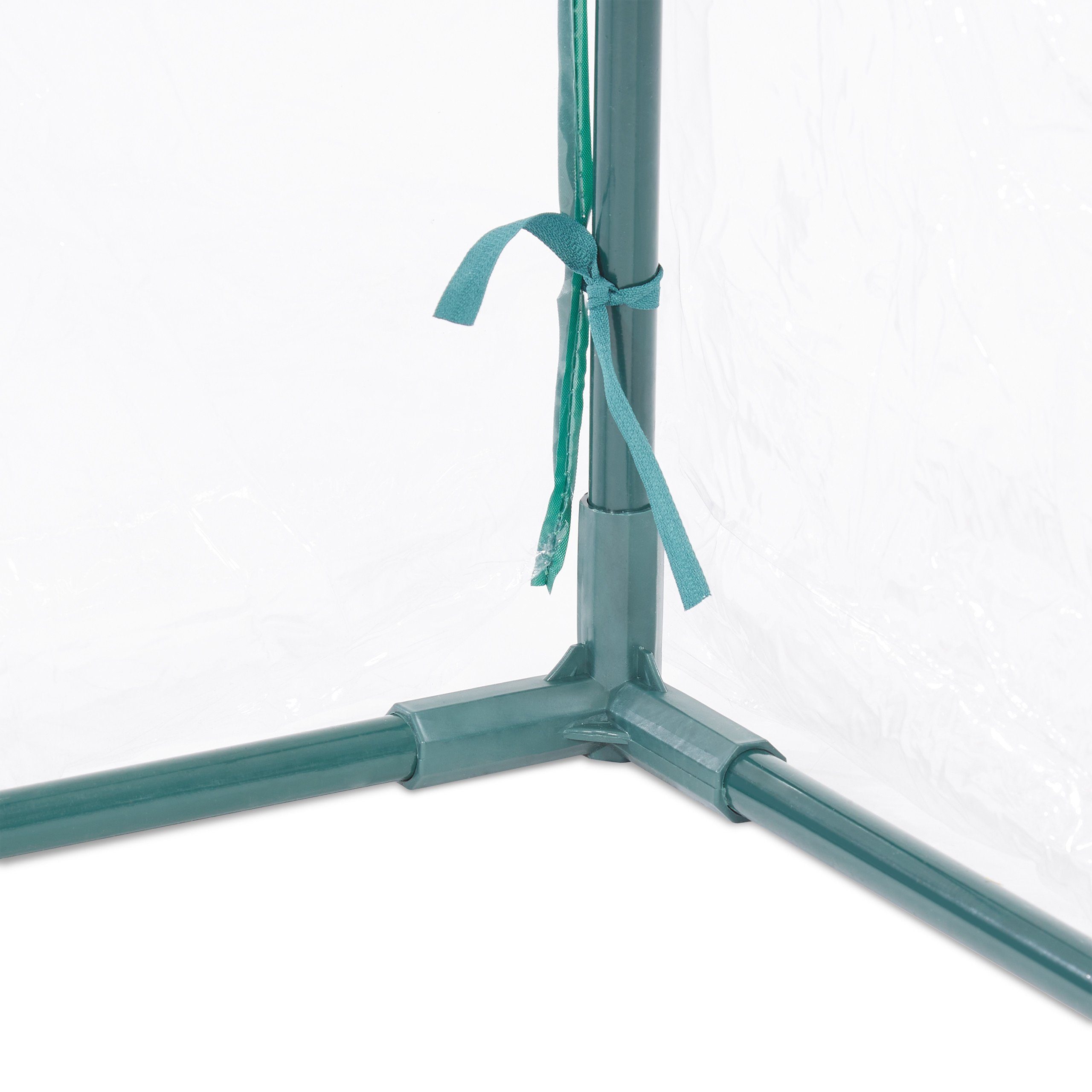 relaxdays Frühbeet Folienfrühbeet PVC mit Tür