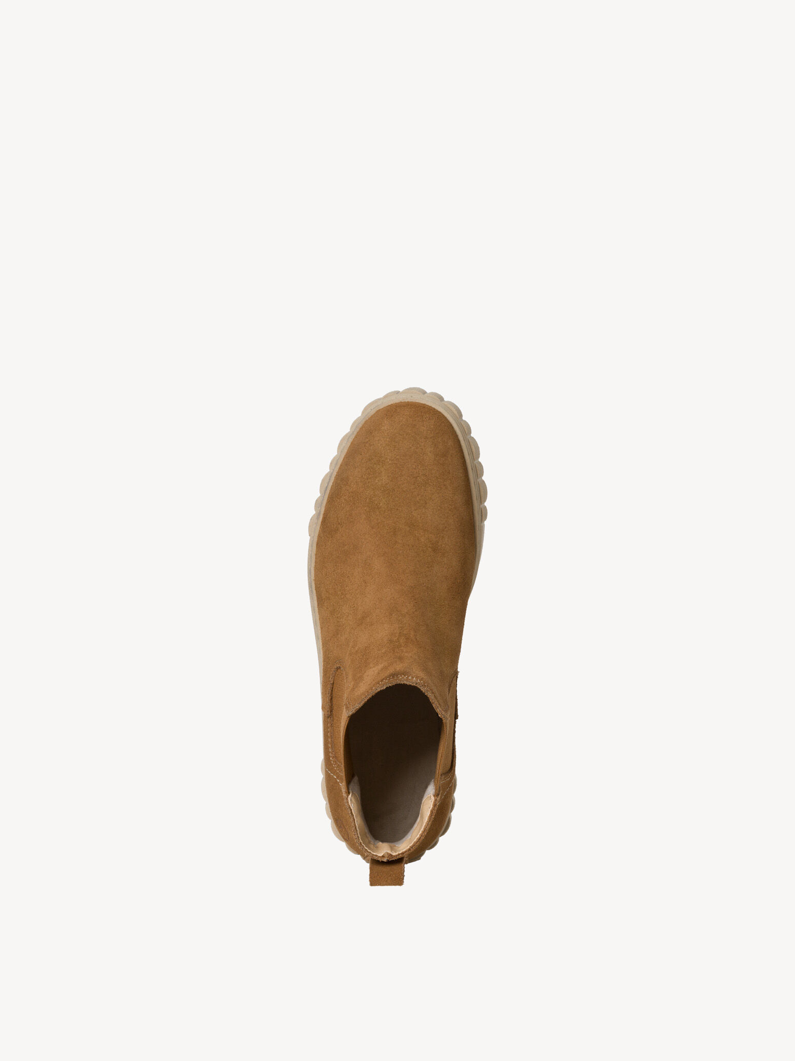 Bottine Chelsea en cuir - marron