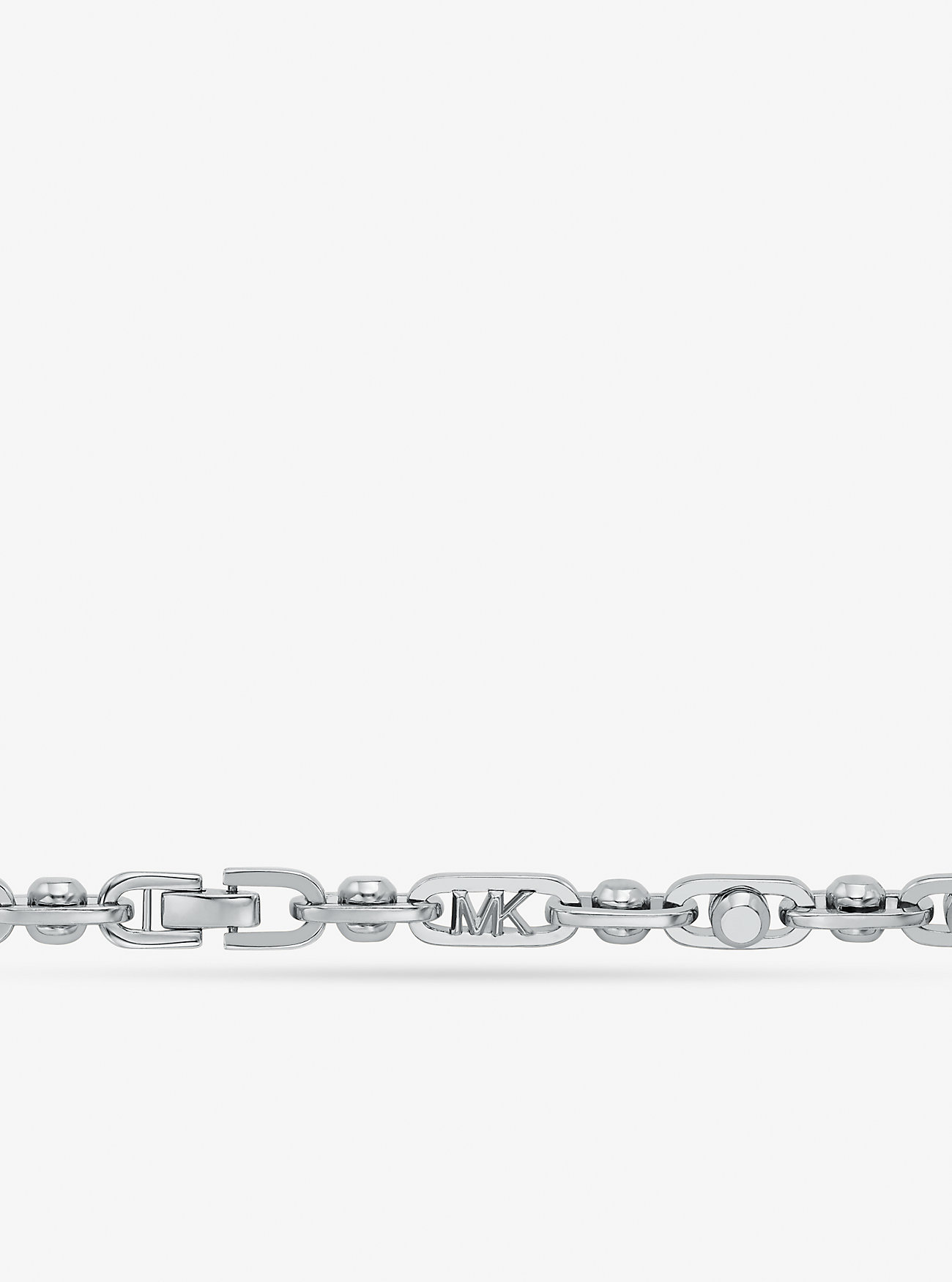 Collana Astor di medie dimensioni in ottone placcato metalli preziosi - ARGENTO