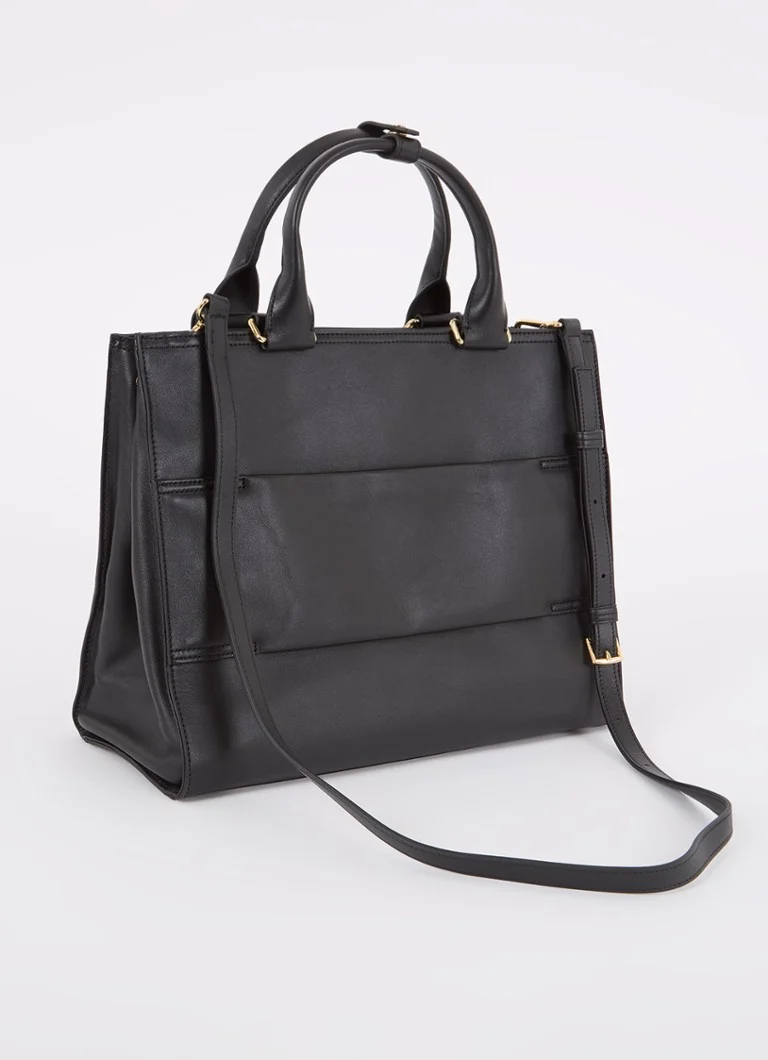 Tumi Voyageur Lynn leather handbag with detachable shoulder strap