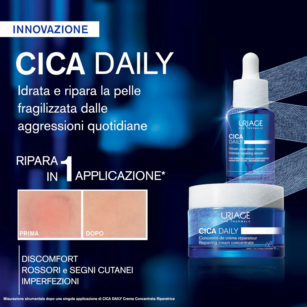 Crema reparadora concentrada CICA DAILY - Tratamiento reparador, tratamiento facial hidratante de 24 horas