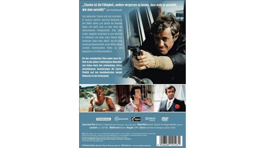 Best of Jean-Paul Belmondo Edition  [10 DVDs]