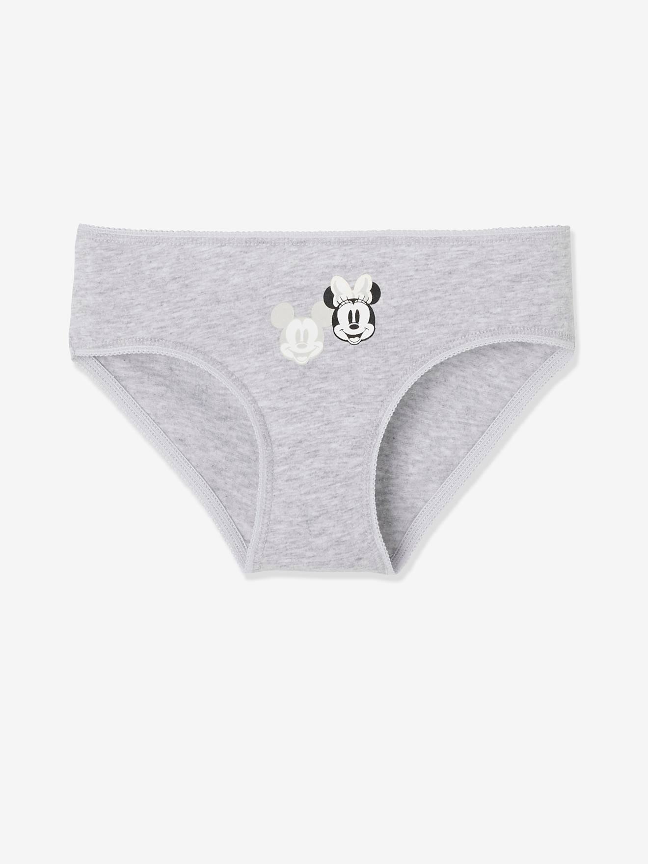 Lot de 3 culottes DS Minnie® gris/blanc aop